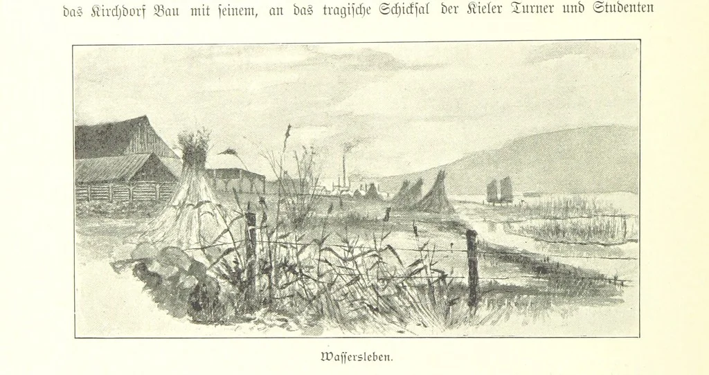 An illustration from Schleswig-Holstein meerumschlungen in Wort und Bild ... Herausgegeben von H. Haas, H. Krumm und F. Stoltenberg, etc, 1896, leaf 224