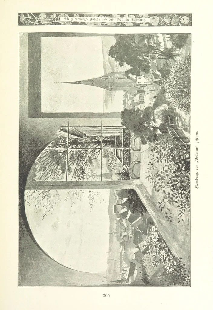 An illustration from Schleswig-Holstein meerumschlungen in Wort und Bild ... Herausgegeben von H. Haas, H. Krumm und F. Stoltenberg, etc, 1896, leaf 225