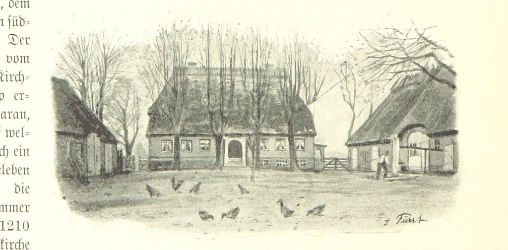 An illustration from Schleswig-Holstein meerumschlungen in Wort und Bild ... Herausgegeben von H. Haas, H. Krumm und F. Stoltenberg, etc, 1896, leaf 228