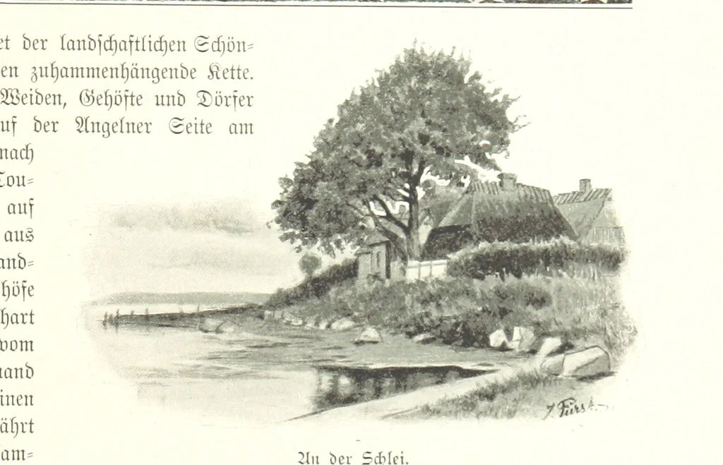 An illustration from Schleswig-Holstein meerumschlungen in Wort und Bild ... Herausgegeben von H. Haas, H. Krumm und F. Stoltenberg, etc, 1896, leaf 233
