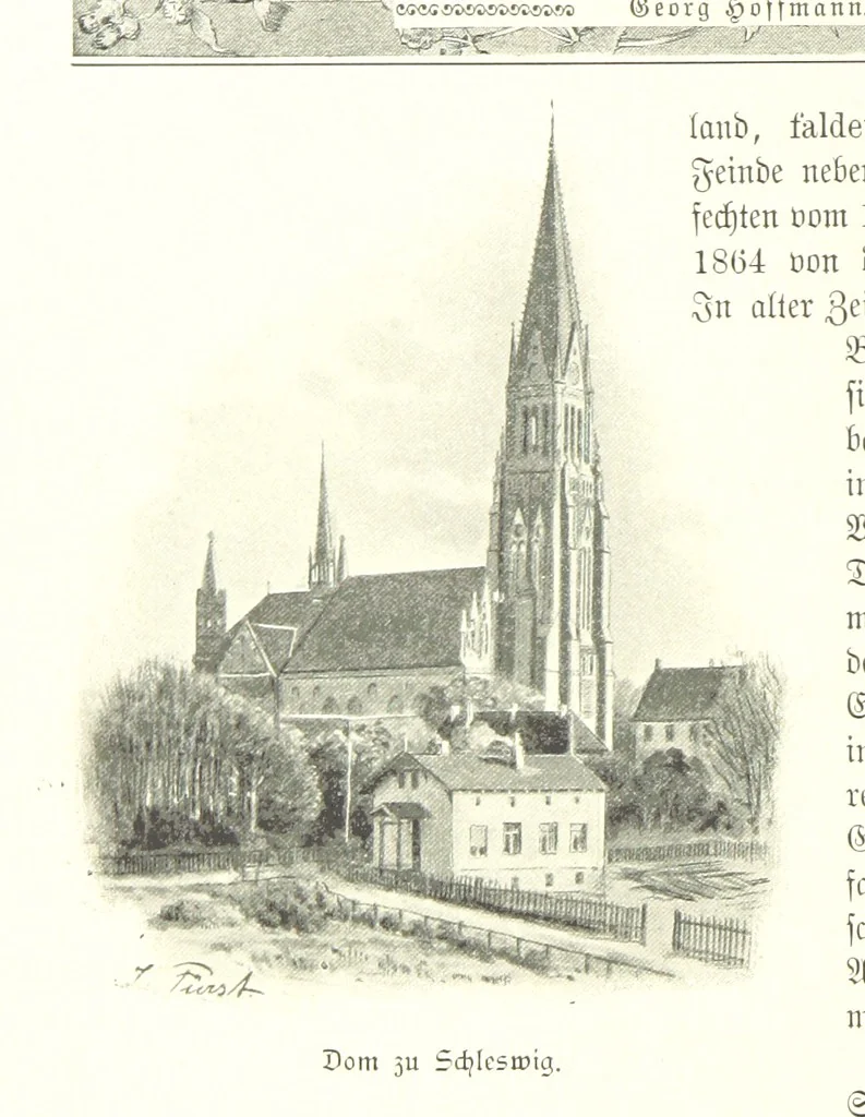 An illustration from Schleswig-Holstein meerumschlungen in Wort und Bild ... Herausgegeben von H. Haas, H. Krumm und F. Stoltenberg, etc, 1896, leaf 234