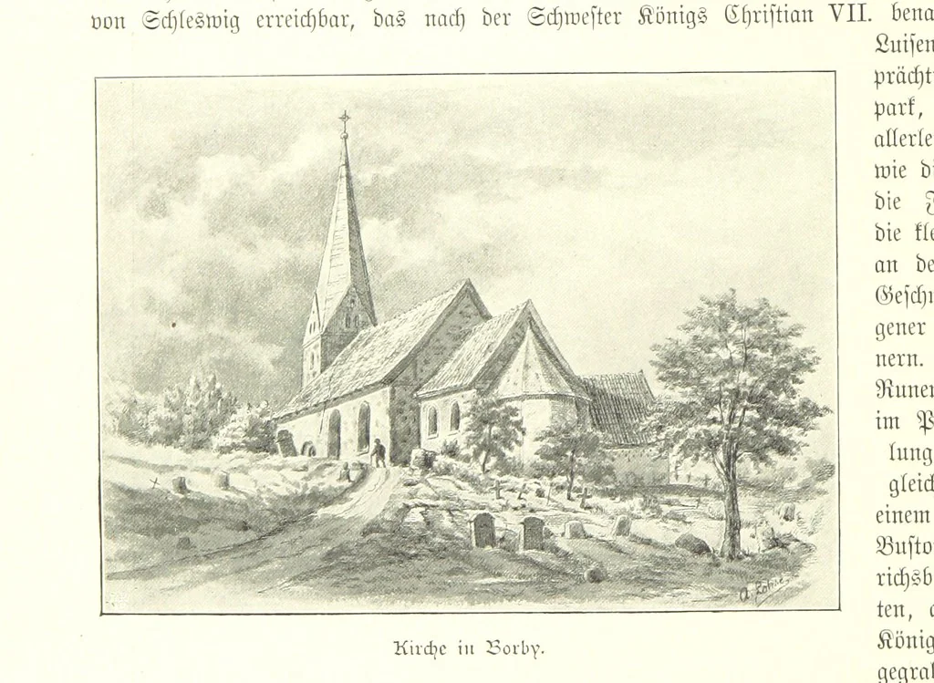 An illustration from Schleswig-Holstein meerumschlungen in Wort und Bild ... Herausgegeben von H. Haas, H. Krumm und F. Stoltenberg, etc, 1896, leaf 238