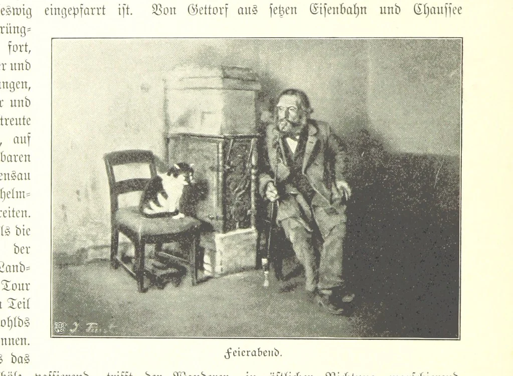 An illustration from Schleswig-Holstein meerumschlungen in Wort und Bild ... Herausgegeben von H. Haas, H. Krumm und F. Stoltenberg, etc, 1896, leaf 242