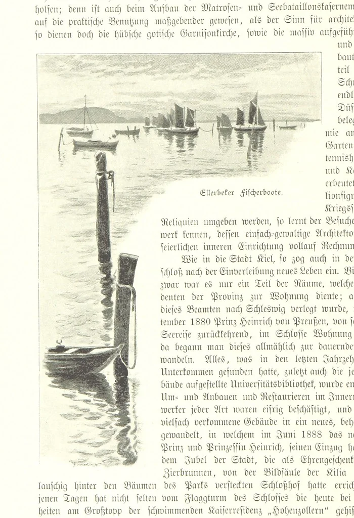 An illustration from Schleswig-Holstein meerumschlungen in Wort und Bild ... Herausgegeben von H. Haas, H. Krumm und F. Stoltenberg, etc, 1896, leaf 258