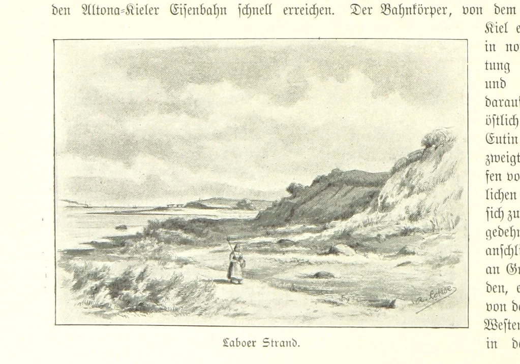 An illustration from Schleswig-Holstein meerumschlungen in Wort und Bild ... Herausgegeben von H. Haas, H. Krumm und F. Stoltenberg, etc, 1896, leaf 262