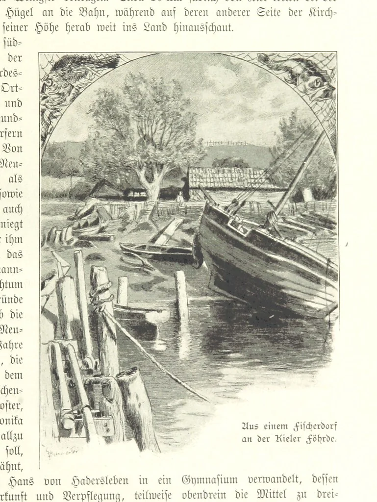 An illustration from Schleswig-Holstein meerumschlungen in Wort und Bild ... Herausgegeben von H. Haas, H. Krumm und F. Stoltenberg, etc, 1896, leaf 263