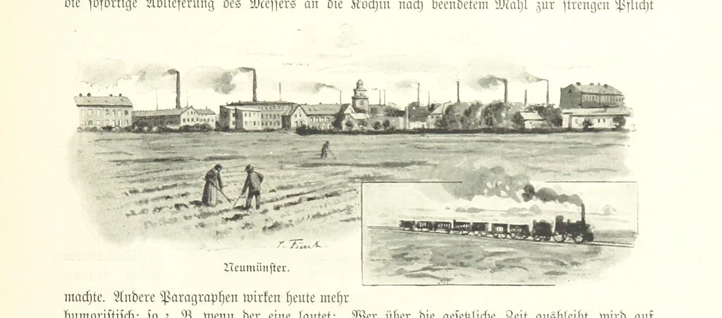 An illustration from Schleswig-Holstein meerumschlungen in Wort und Bild ... Herausgegeben von H. Haas, H. Krumm und F. Stoltenberg, etc, 1896, leaf 267