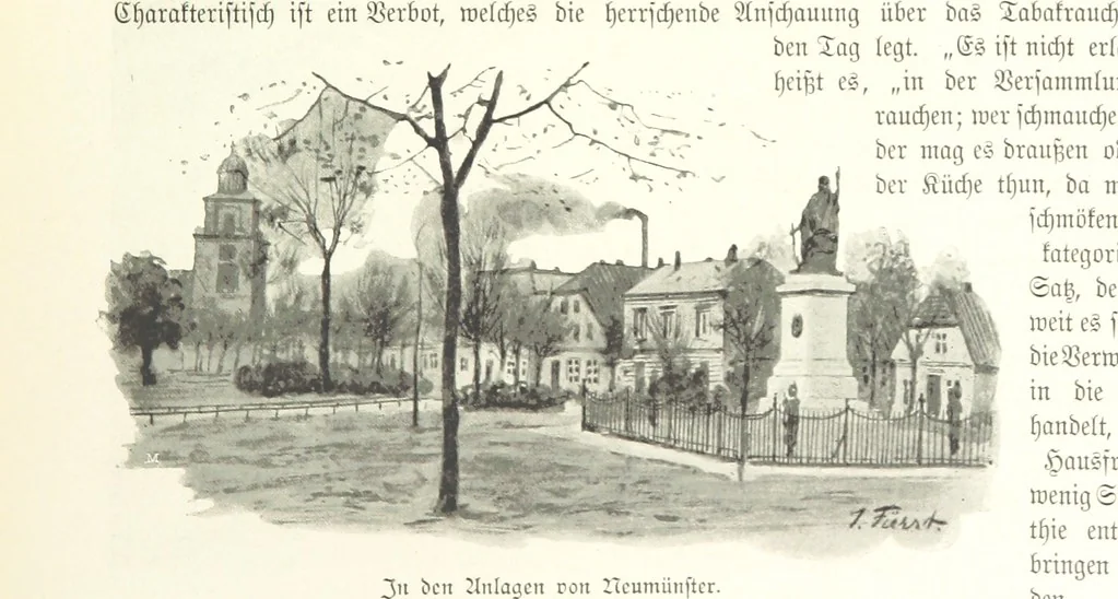 An illustration from Schleswig-Holstein meerumschlungen in Wort und Bild ... Herausgegeben von H. Haas, H. Krumm und F. Stoltenberg, etc, 1896, leaf 267
