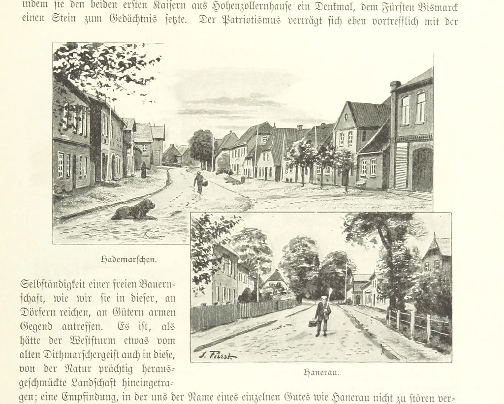 An illustration from Schleswig-Holstein meerumschlungen in Wort und Bild ... Herausgegeben von H. Haas, H. Krumm und F. Stoltenberg, etc, 1896, leaf 269