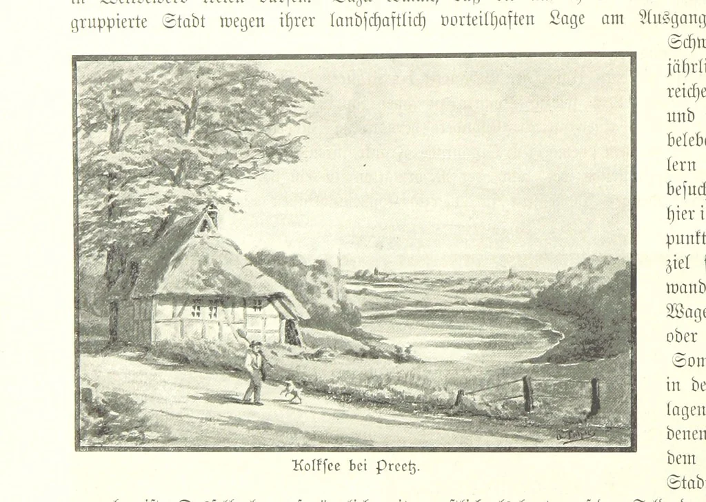 An illustration from Schleswig-Holstein meerumschlungen in Wort und Bild ... Herausgegeben von H. Haas, H. Krumm und F. Stoltenberg, etc, 1896, leaf 272