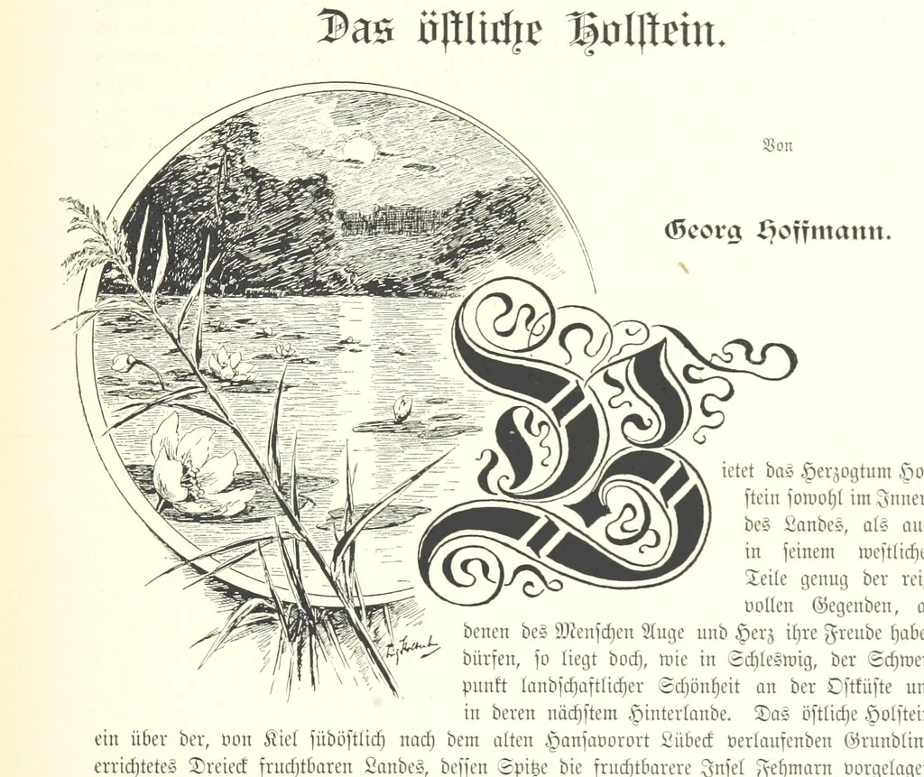 An illustration from Schleswig-Holstein meerumschlungen in Wort und Bild ... Herausgegeben von H. Haas, H. Krumm und F. Stoltenberg, etc, 1896, leaf 275