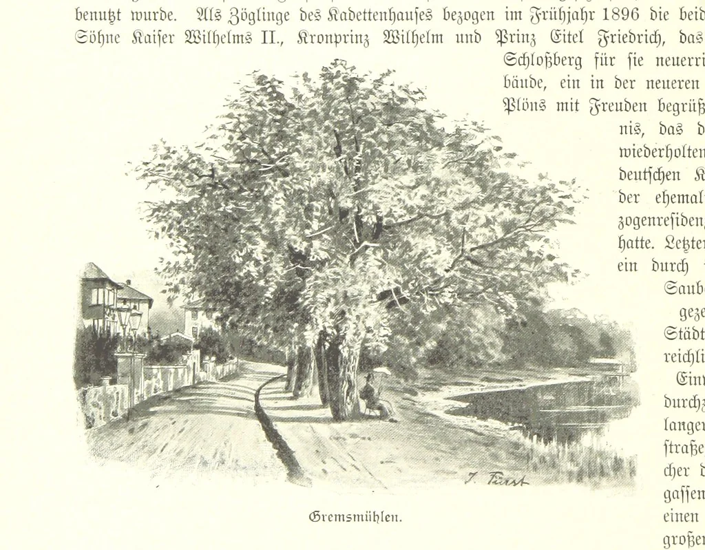 An illustration from Schleswig-Holstein meerumschlungen in Wort und Bild ... Herausgegeben von H. Haas, H. Krumm und F. Stoltenberg, etc, 1896, leaf 278