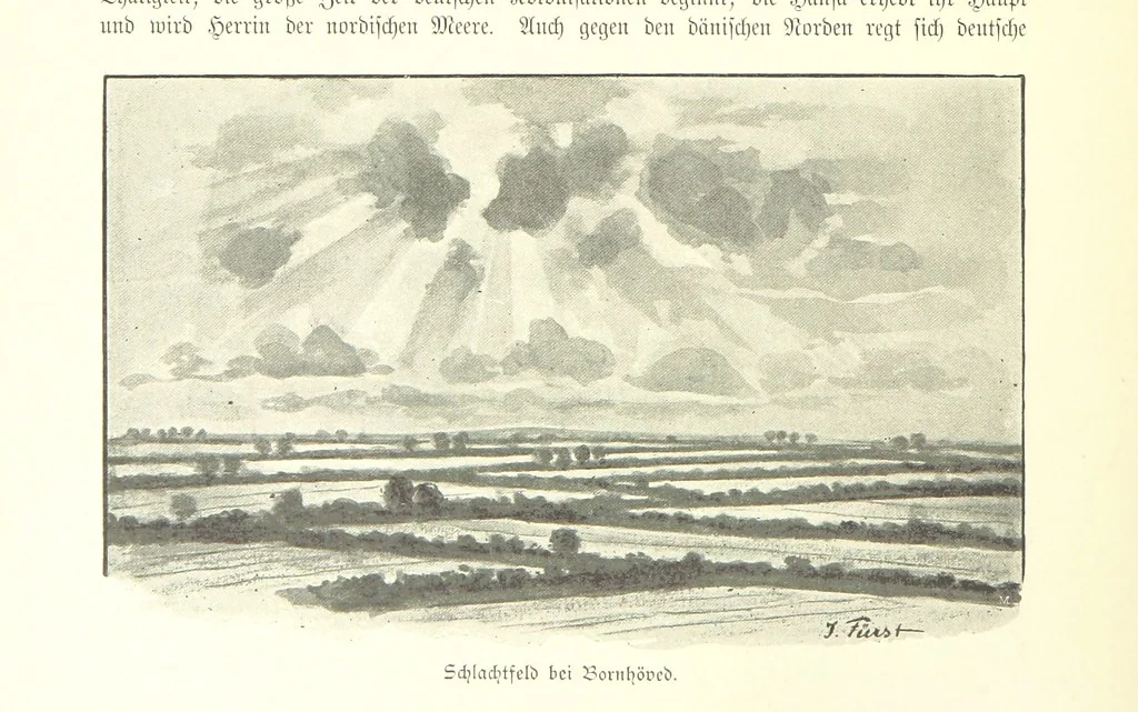 An illustration from Schleswig-Holstein meerumschlungen in Wort und Bild ... Herausgegeben von H. Haas, H. Krumm und F. Stoltenberg, etc, 1896, leaf 28