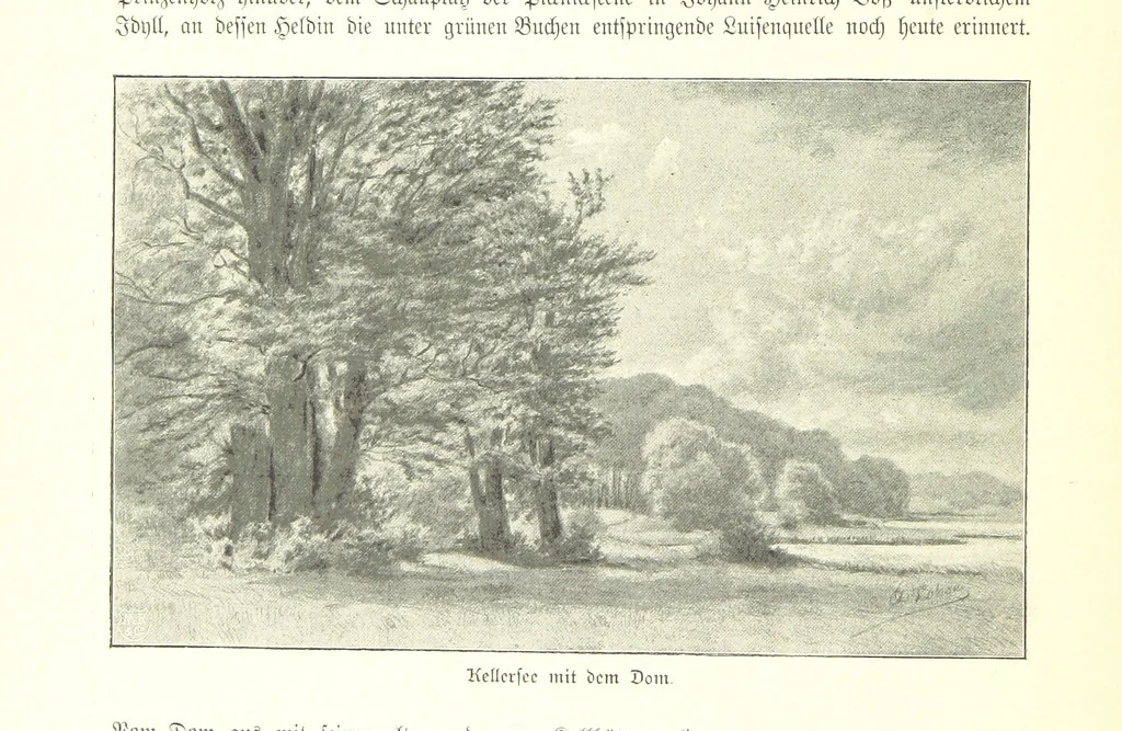 An illustration from Schleswig-Holstein meerumschlungen in Wort und Bild ... Herausgegeben von H. Haas, H. Krumm und F. Stoltenberg, etc, 1896, leaf 282