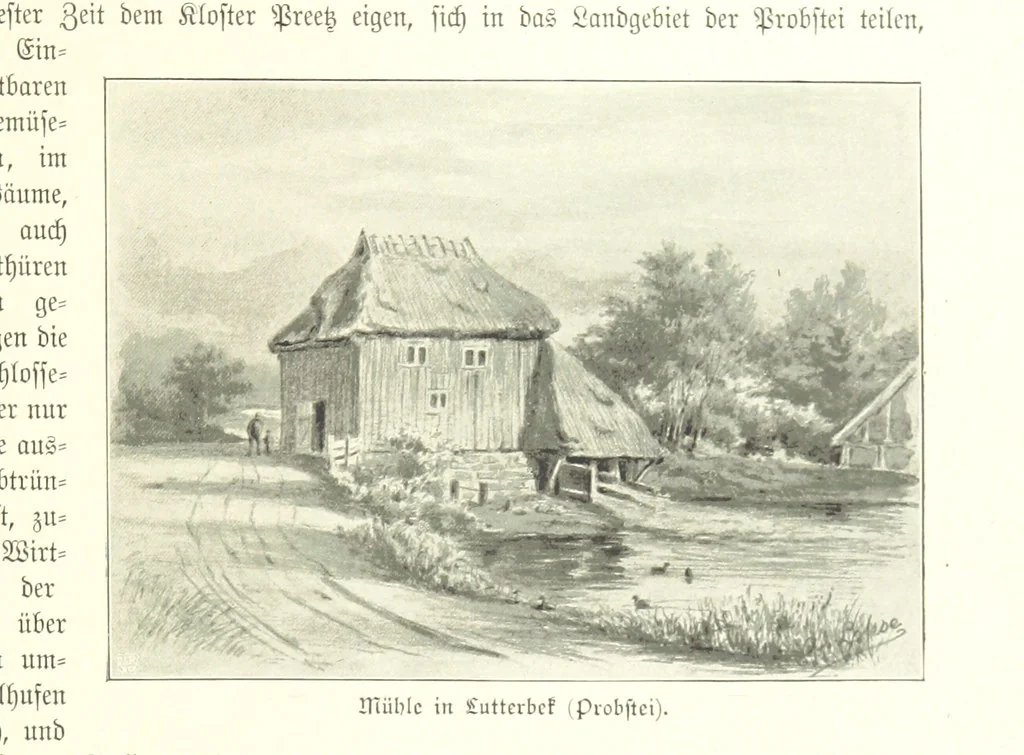 An illustration from Schleswig-Holstein meerumschlungen in Wort und Bild ... Herausgegeben von H. Haas, H. Krumm und F. Stoltenberg, etc, 1896, leaf 285