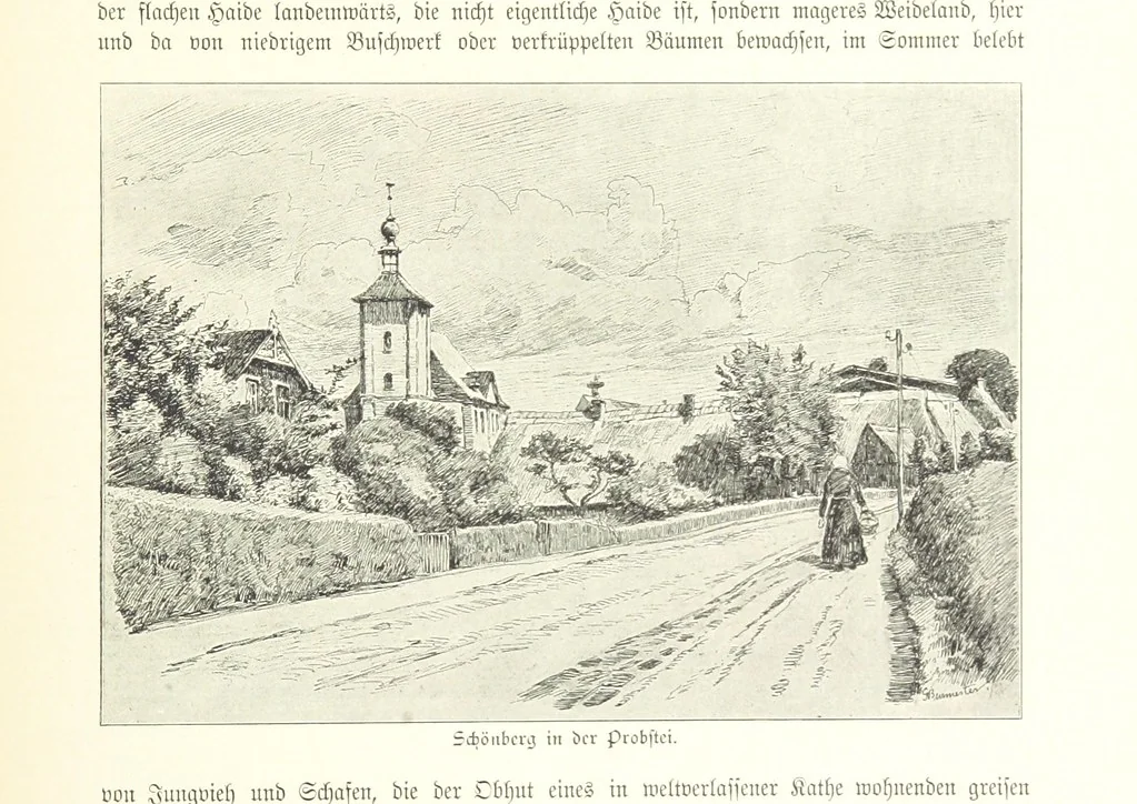 An illustration from Schleswig-Holstein meerumschlungen in Wort und Bild ... Herausgegeben von H. Haas, H. Krumm und F. Stoltenberg, etc, 1896, leaf 287