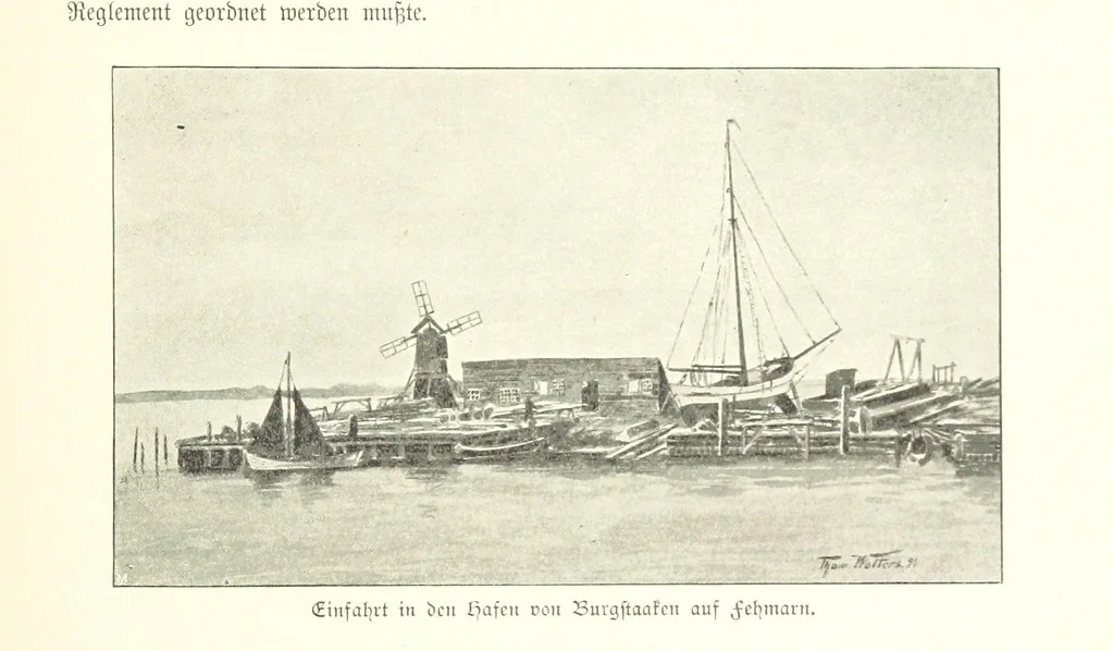 An illustration from Schleswig-Holstein meerumschlungen in Wort und Bild ... Herausgegeben von H. Haas, H. Krumm und F. Stoltenberg, etc, 1896, leaf 293