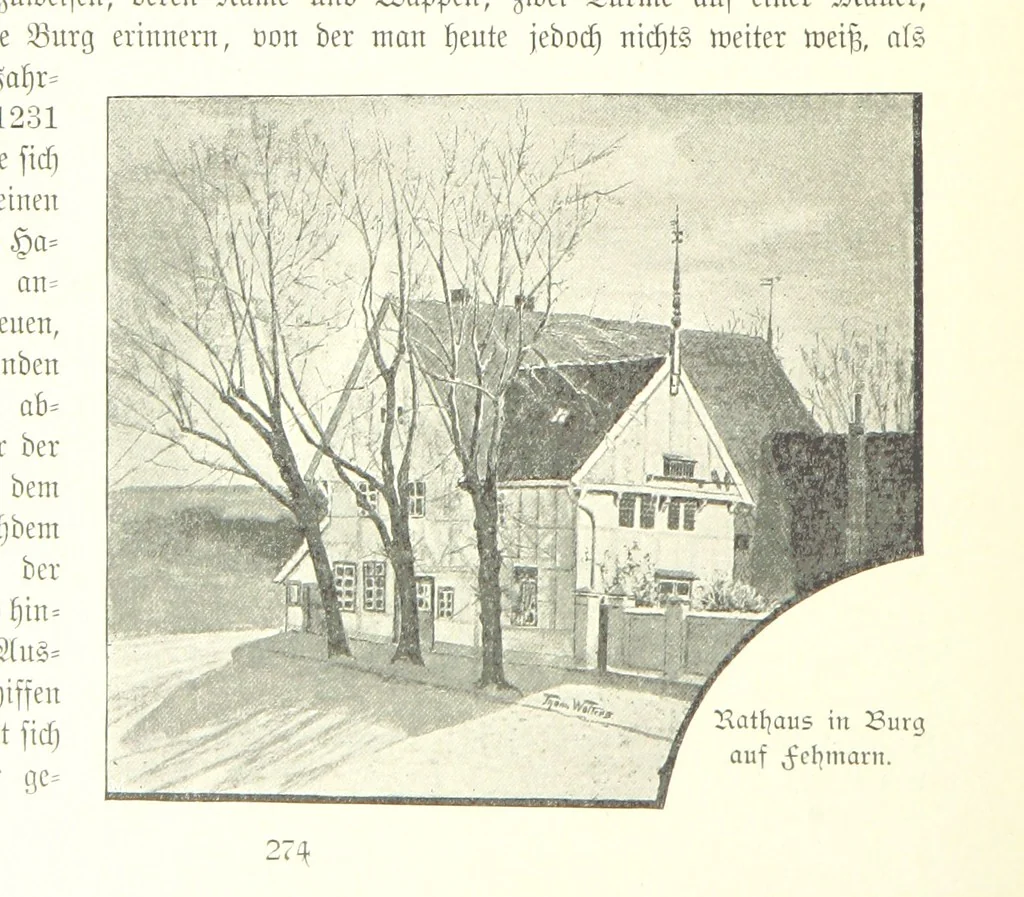 An illustration from Schleswig-Holstein meerumschlungen in Wort und Bild ... Herausgegeben von H. Haas, H. Krumm und F. Stoltenberg, etc, 1896, leaf 294