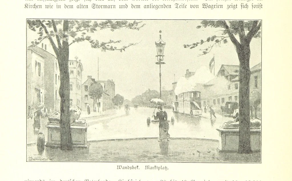 An illustration from Schleswig-Holstein meerumschlungen in Wort und Bild ... Herausgegeben von H. Haas, H. Krumm und F. Stoltenberg, etc, 1896, leaf 300