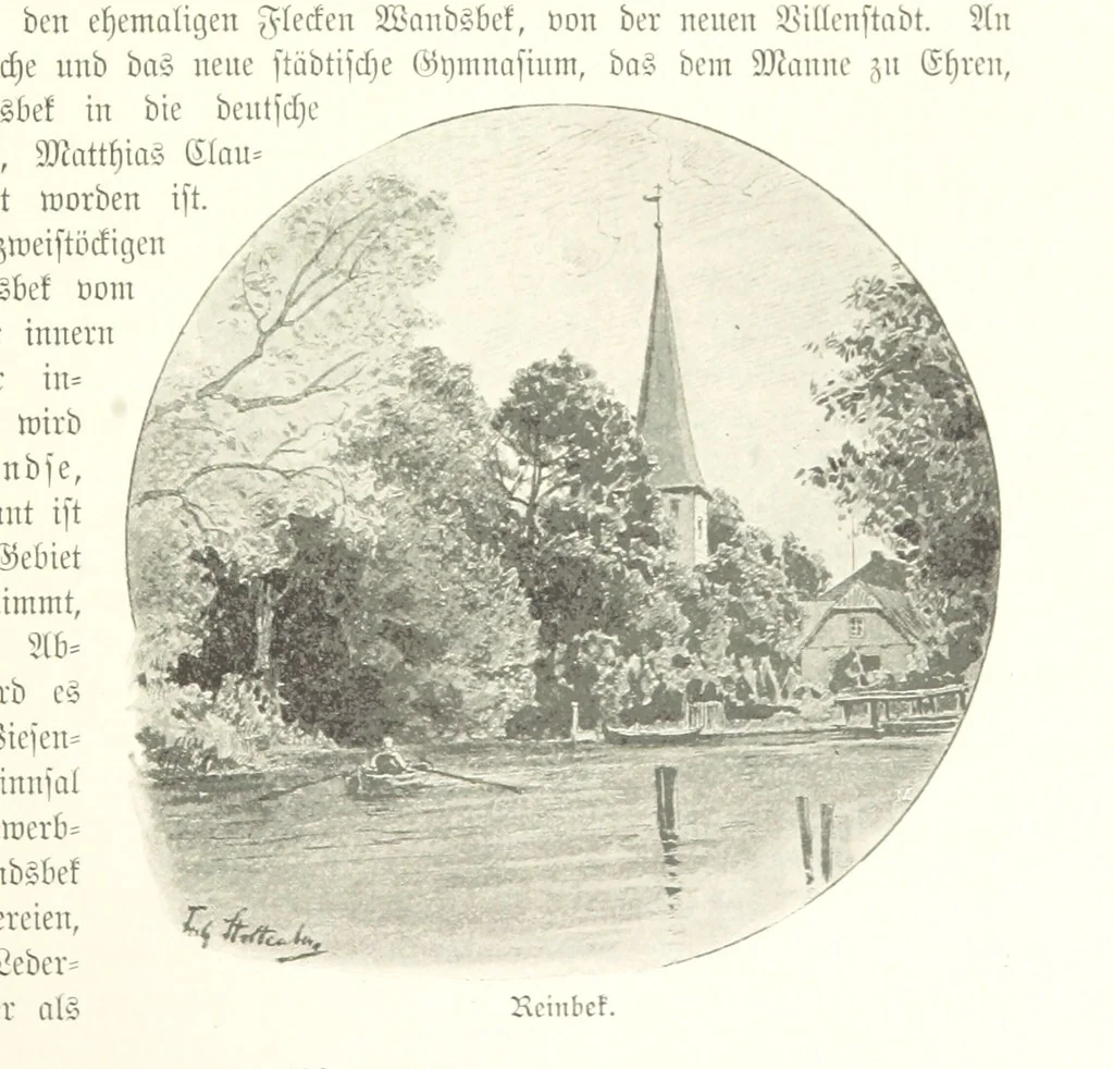 An illustration from Schleswig-Holstein meerumschlungen in Wort und Bild ... Herausgegeben von H. Haas, H. Krumm und F. Stoltenberg, etc, 1896, leaf 301