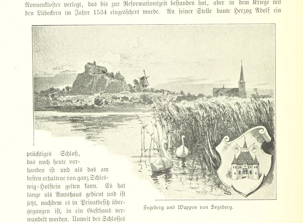 An illustration from Schleswig-Holstein meerumschlungen in Wort und Bild ... Herausgegeben von H. Haas, H. Krumm und F. Stoltenberg, etc, 1896, leaf 302