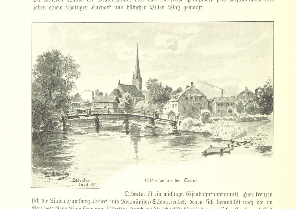 An illustration from Schleswig-Holstein meerumschlungen in Wort und Bild ... Herausgegeben von H. Haas, H. Krumm und F. Stoltenberg, etc, 1896, leaf 304