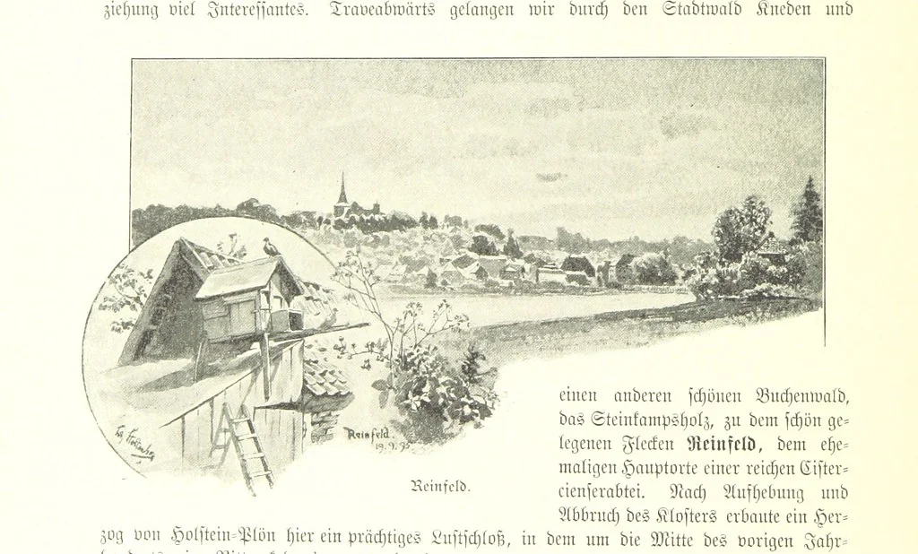 An illustration from Schleswig-Holstein meerumschlungen in Wort und Bild ... Herausgegeben von H. Haas, H. Krumm und F. Stoltenberg, etc, 1896, leaf 306