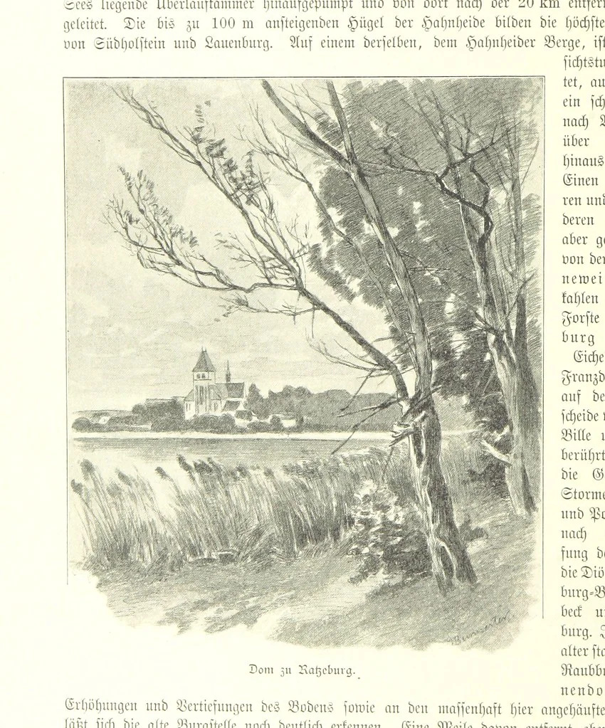 An illustration from Schleswig-Holstein meerumschlungen in Wort und Bild ... Herausgegeben von H. Haas, H. Krumm und F. Stoltenberg, etc, 1896, leaf 308