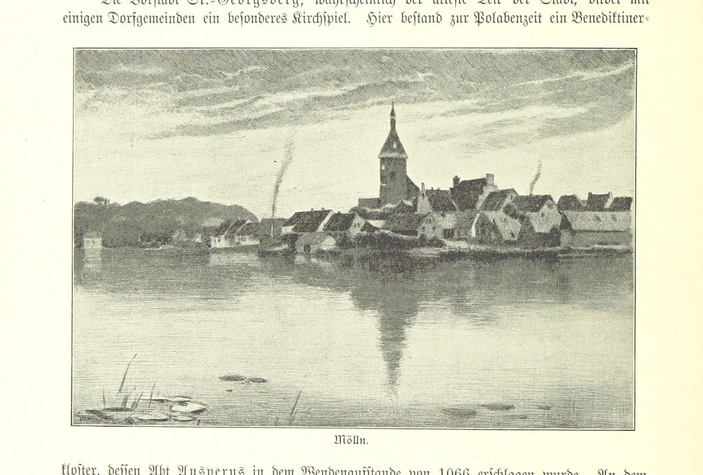 An illustration from Schleswig-Holstein meerumschlungen in Wort und Bild ... Herausgegeben von H. Haas, H. Krumm und F. Stoltenberg, etc, 1896, leaf 310