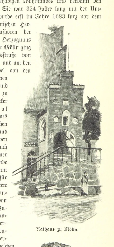 An illustration from Schleswig-Holstein meerumschlungen in Wort und Bild ... Herausgegeben von H. Haas, H. Krumm und F. Stoltenberg, etc, 1896, leaf 312