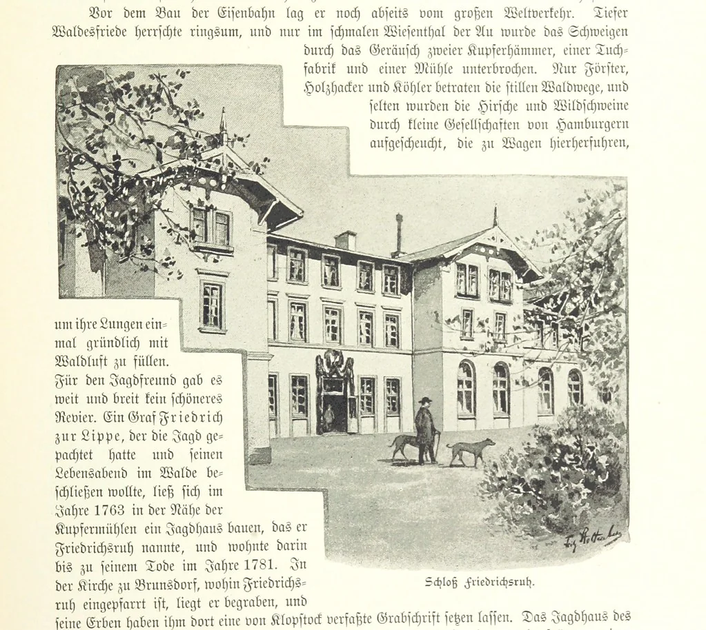 An illustration from Schleswig-Holstein meerumschlungen in Wort und Bild ... Herausgegeben von H. Haas, H. Krumm und F. Stoltenberg, etc, 1896, leaf 317