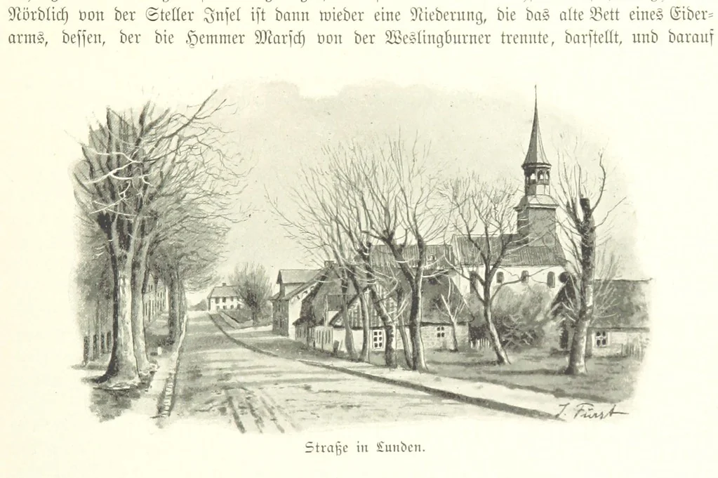 An illustration from Schleswig-Holstein meerumschlungen in Wort und Bild ... Herausgegeben von H. Haas, H. Krumm und F. Stoltenberg, etc, 1896, leaf 329