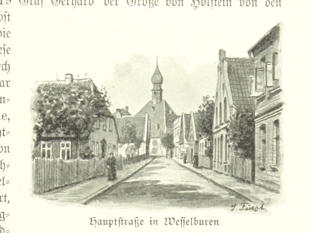 An illustration from Schleswig-Holstein meerumschlungen in Wort und Bild ... Herausgegeben von H. Haas, H. Krumm und F. Stoltenberg, etc, 1896, leaf 333
