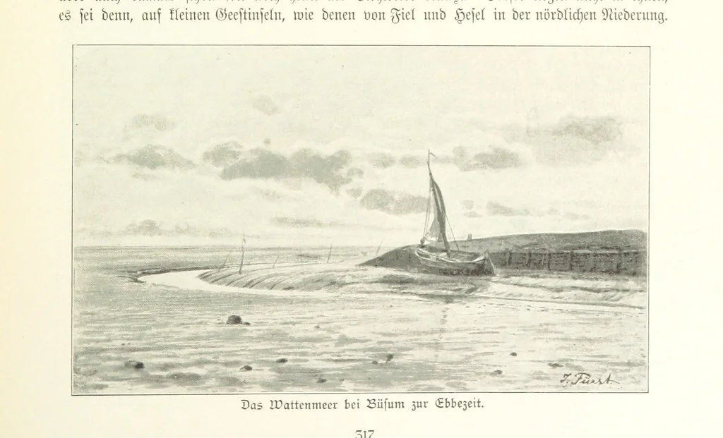 An illustration from Schleswig-Holstein meerumschlungen in Wort und Bild ... Herausgegeben von H. Haas, H. Krumm und F. Stoltenberg, etc, 1896, leaf 337