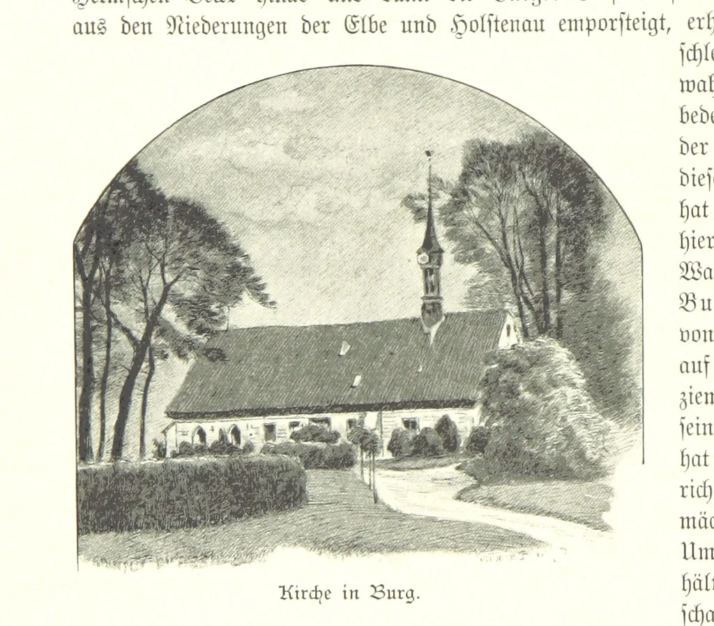 An illustration from Schleswig-Holstein meerumschlungen in Wort und Bild ... Herausgegeben von H. Haas, H. Krumm und F. Stoltenberg, etc, 1896, leaf 342