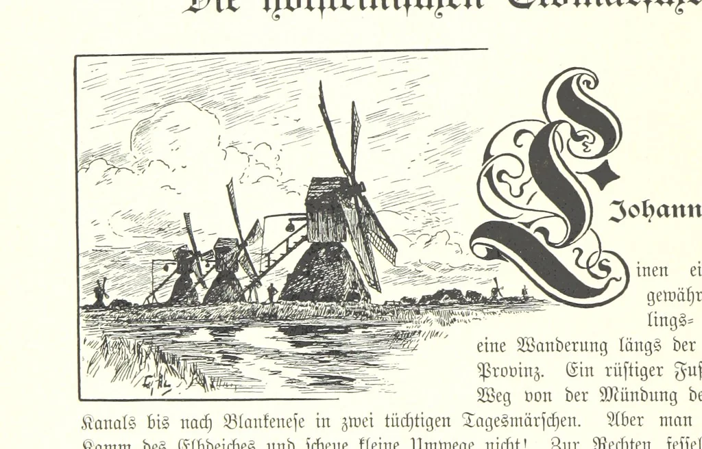 An illustration from Schleswig-Holstein meerumschlungen in Wort und Bild ... Herausgegeben von H. Haas, H. Krumm und F. Stoltenberg, etc, 1896, leaf 344