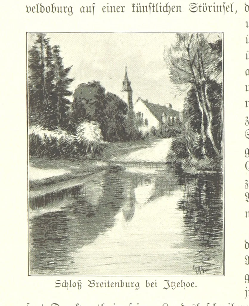 An illustration from Schleswig-Holstein meerumschlungen in Wort und Bild ... Herausgegeben von H. Haas, H. Krumm und F. Stoltenberg, etc, 1896, leaf 346