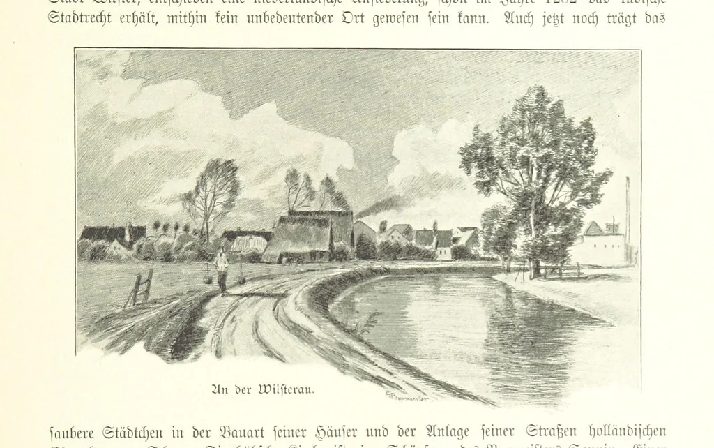 An illustration from Schleswig-Holstein meerumschlungen in Wort und Bild ... Herausgegeben von H. Haas, H. Krumm und F. Stoltenberg, etc, 1896, leaf 349