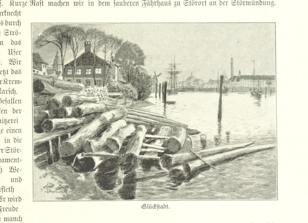 An illustration from Schleswig-Holstein meerumschlungen in Wort und Bild ... Herausgegeben von H. Haas, H. Krumm und F. Stoltenberg, etc, 1896, leaf 351