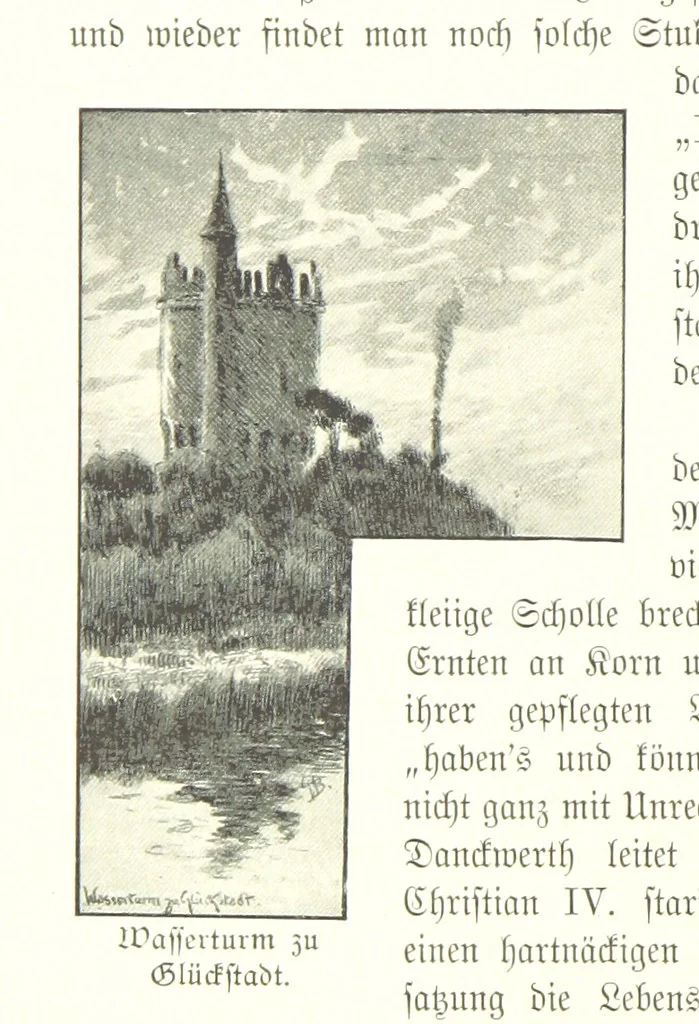An illustration from Schleswig-Holstein meerumschlungen in Wort und Bild ... Herausgegeben von H. Haas, H. Krumm und F. Stoltenberg, etc, 1896, leaf 352