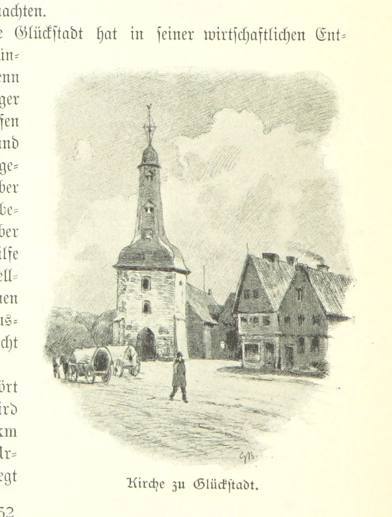 An illustration from Schleswig-Holstein meerumschlungen in Wort und Bild ... Herausgegeben von H. Haas, H. Krumm und F. Stoltenberg, etc, 1896, leaf 352