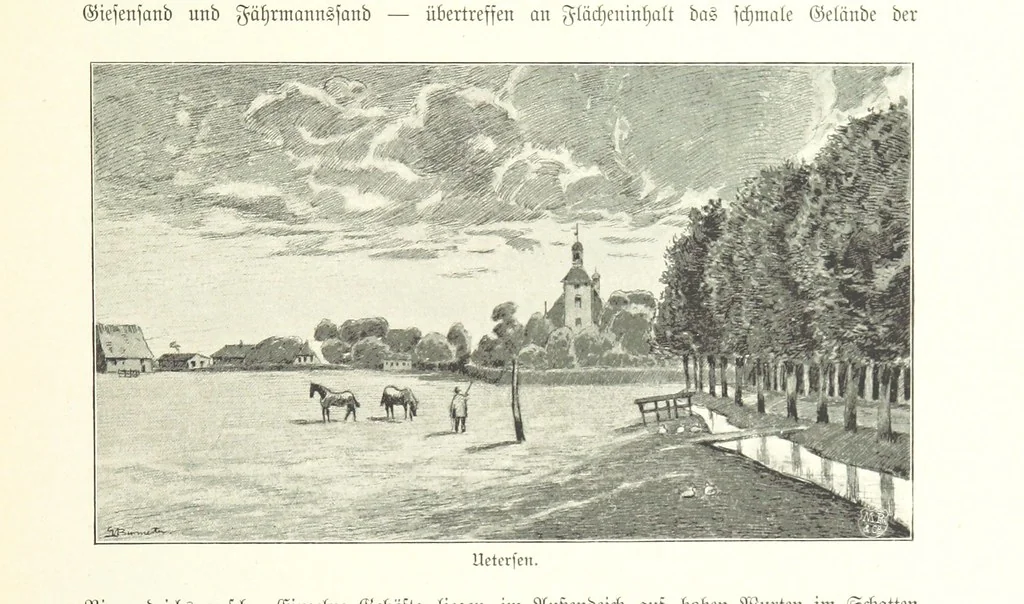 An illustration from Schleswig-Holstein meerumschlungen in Wort und Bild ... Herausgegeben von H. Haas, H. Krumm und F. Stoltenberg, etc, 1896, leaf 355
