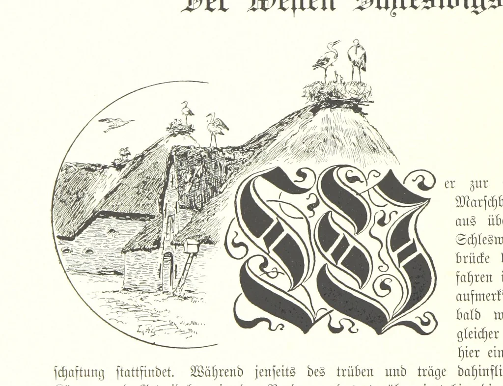 An illustration from Schleswig-Holstein meerumschlungen in Wort und Bild ... Herausgegeben von H. Haas, H. Krumm und F. Stoltenberg, etc, 1896, leaf 370