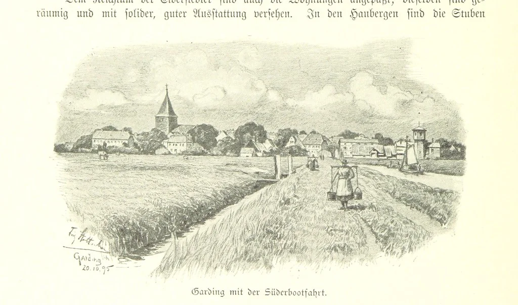 An illustration from Schleswig-Holstein meerumschlungen in Wort und Bild ... Herausgegeben von H. Haas, H. Krumm und F. Stoltenberg, etc, 1896, leaf 372