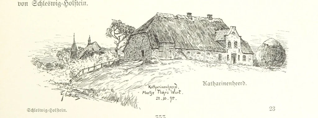 An illustration from Schleswig-Holstein meerumschlungen in Wort und Bild ... Herausgegeben von H. Haas, H. Krumm und F. Stoltenberg, etc, 1896, leaf 373