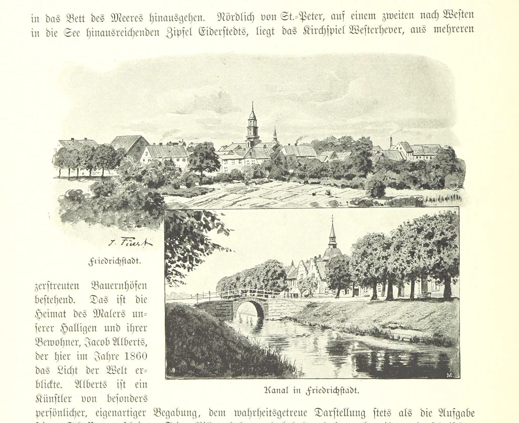 An illustration from Schleswig-Holstein meerumschlungen in Wort und Bild ... Herausgegeben von H. Haas, H. Krumm und F. Stoltenberg, etc, 1896, leaf 376