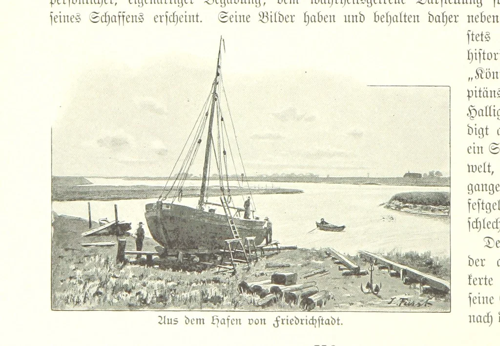 An illustration from Schleswig-Holstein meerumschlungen in Wort und Bild ... Herausgegeben von H. Haas, H. Krumm und F. Stoltenberg, etc, 1896, leaf 376