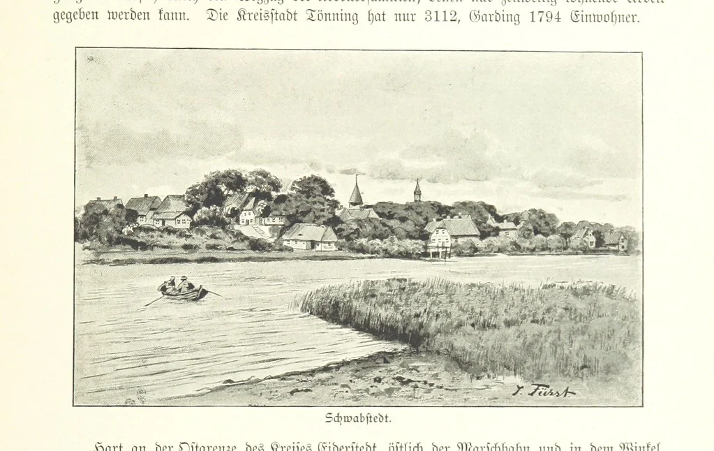 An illustration from Schleswig-Holstein meerumschlungen in Wort und Bild ... Herausgegeben von H. Haas, H. Krumm und F. Stoltenberg, etc, 1896, leaf 377