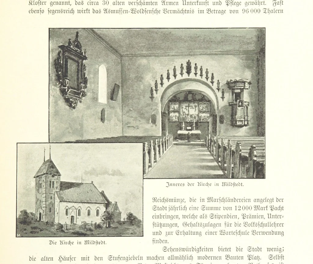 An illustration from Schleswig-Holstein meerumschlungen in Wort und Bild ... Herausgegeben von H. Haas, H. Krumm und F. Stoltenberg, etc, 1896, leaf 383