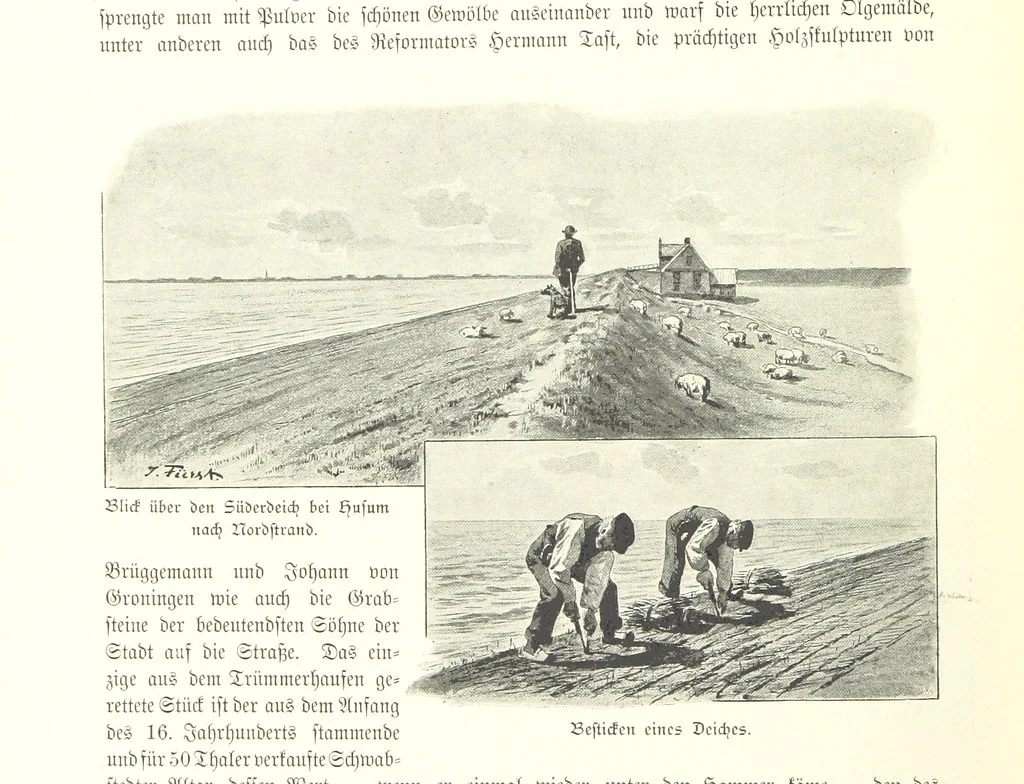 An illustration from Schleswig-Holstein meerumschlungen in Wort und Bild ... Herausgegeben von H. Haas, H. Krumm und F. Stoltenberg, etc, 1896, leaf 384